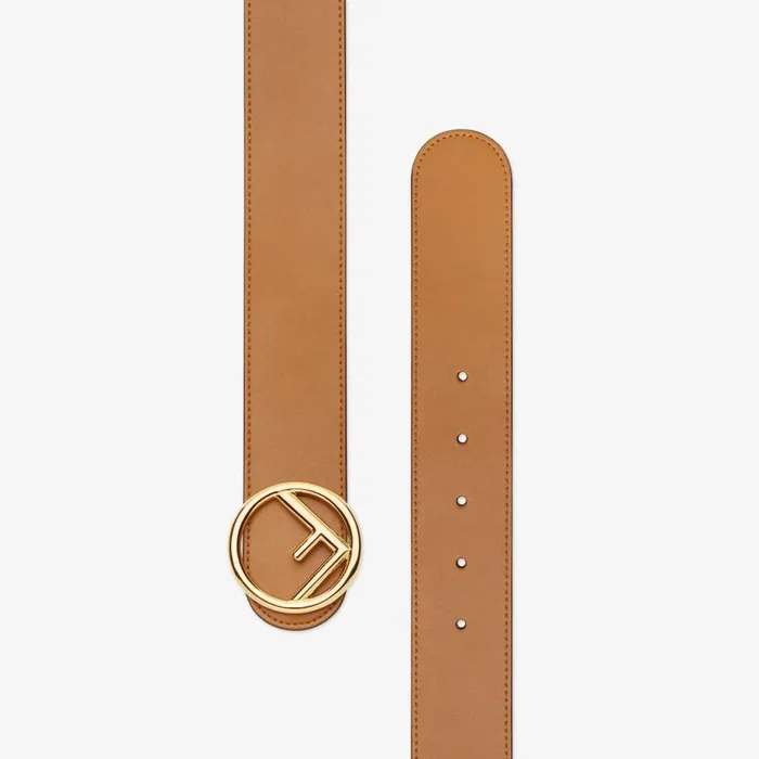 Woman Multicolour Leather Reversible Belt Brown Fendi Belts