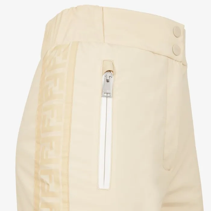 Woman White Nylon Trousers White Fendi Skiwear