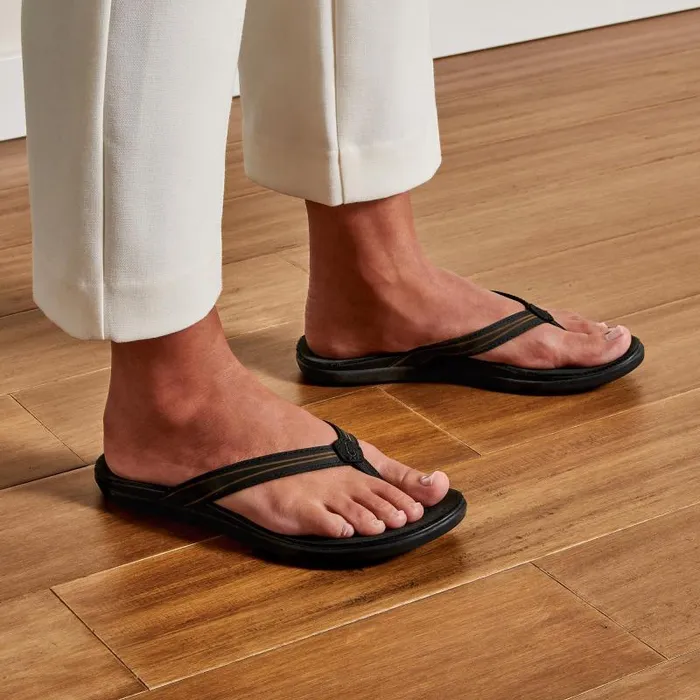 Women Aukai Womens Everyday Leather Sandals Black Olukai Leather Women Aukai Womens Everyday Leather Sandals Black Olukai Leather