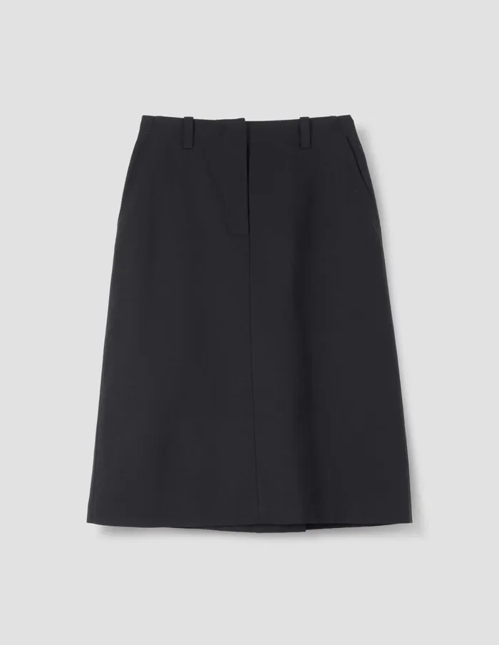 Women Back Vent Skirt Black Margaret Howell Skirts