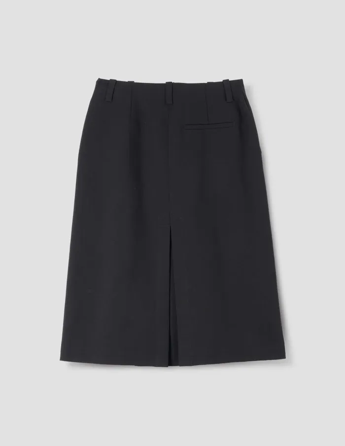 Women Back Vent Skirt Black Margaret Howell Skirts