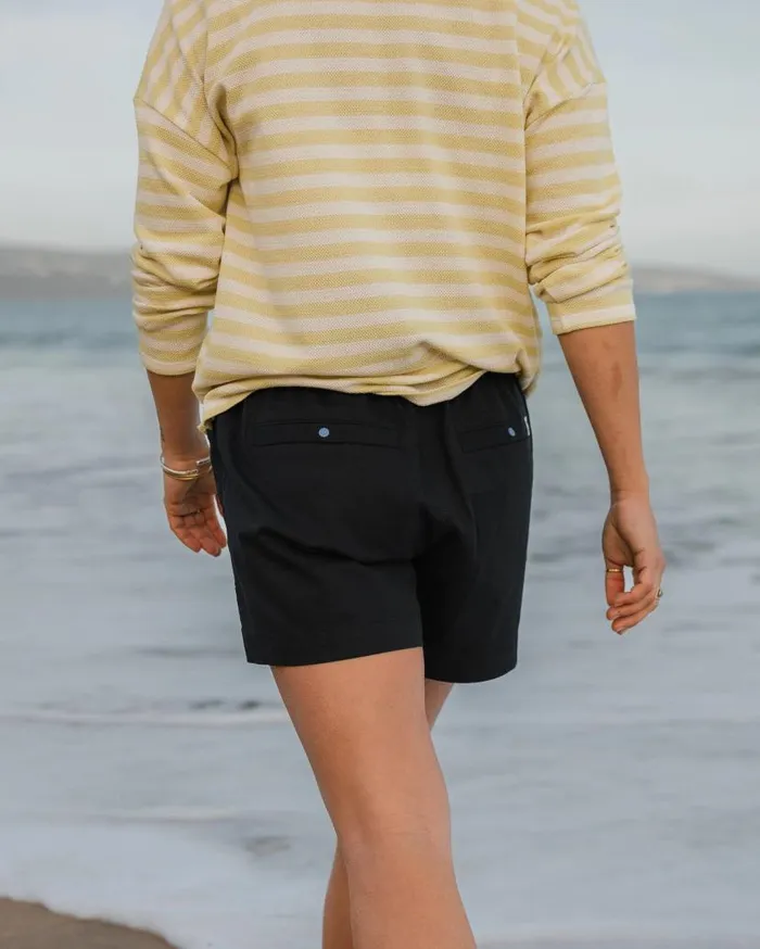 Women Bottoms Passenger Basswood Organic Cotton Short Black Black