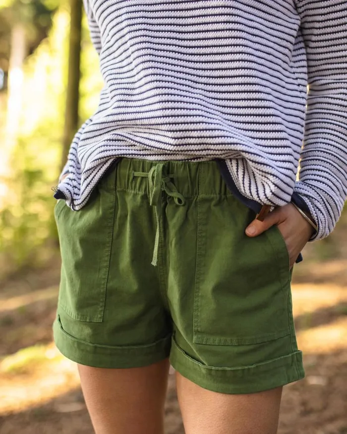 Women Bottoms Passenger Carriso Organic Cotton Shorts Vineyard Green Vineyard Green