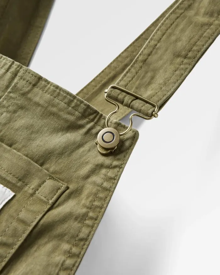 Women Bottoms Passenger Roamist Organic Cotton Dungarees Khaki Khaki