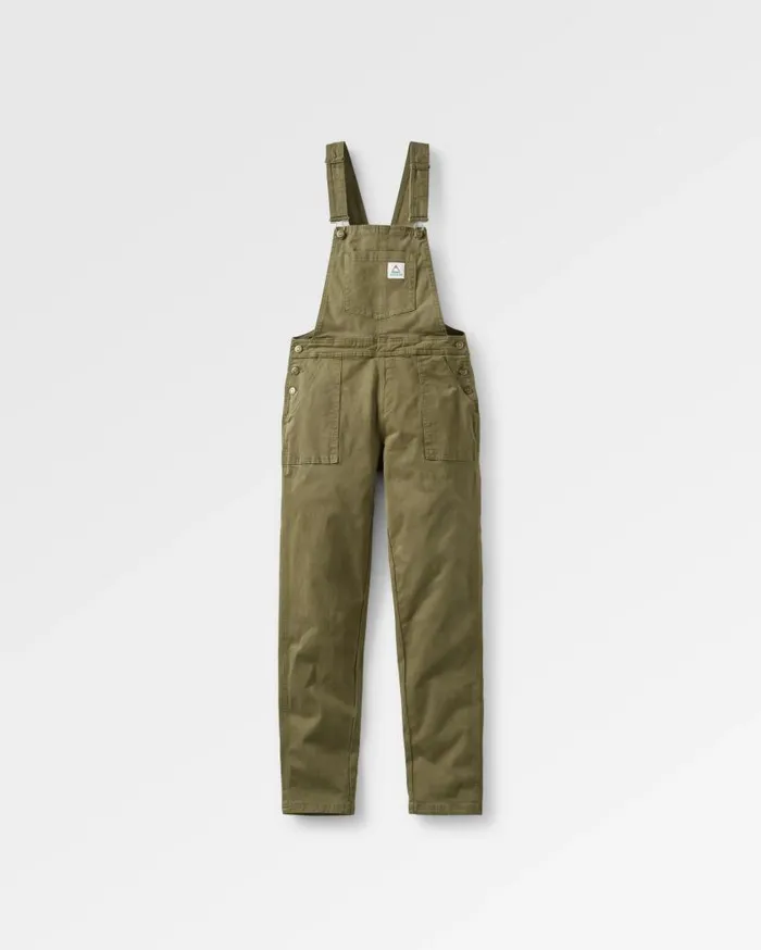 Women Bottoms Passenger Roamist Organic Cotton Dungarees Khaki Khaki