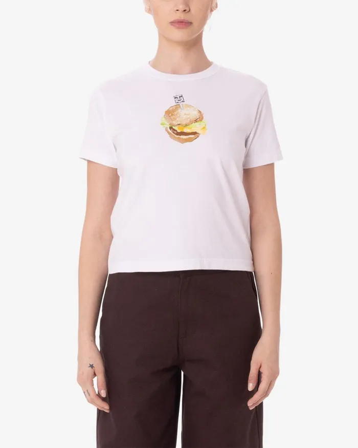 Women BURGER KAYLIN TSHIRT White OBEY Clothing TSHIRTS