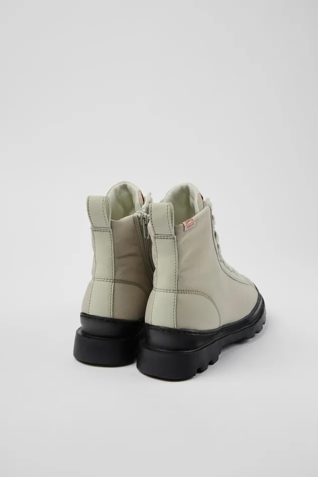 Women Camper Ankle Boots Brutus Gray Laceup Boots Women Camper Ankle Boots Brutus Gray Laceup Boots
