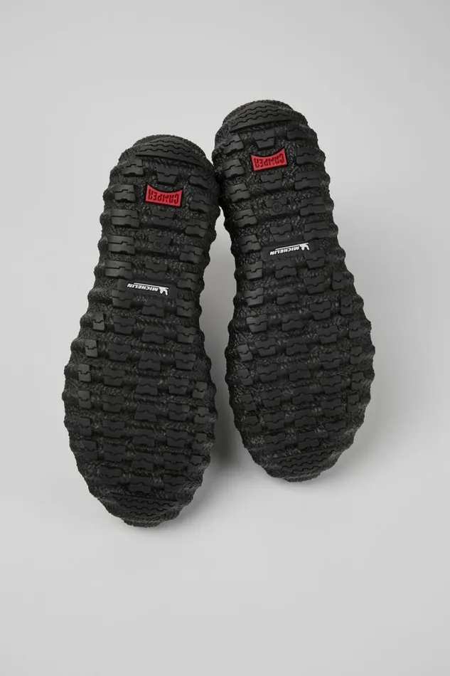 Women Camper Ankle Boots Ground MICHELIN Dark Green Textile And Leather Ankle Boots Women Camper Ankle Boots Ground MICHELIN Dark Green Textile And Leather Ankle Boots