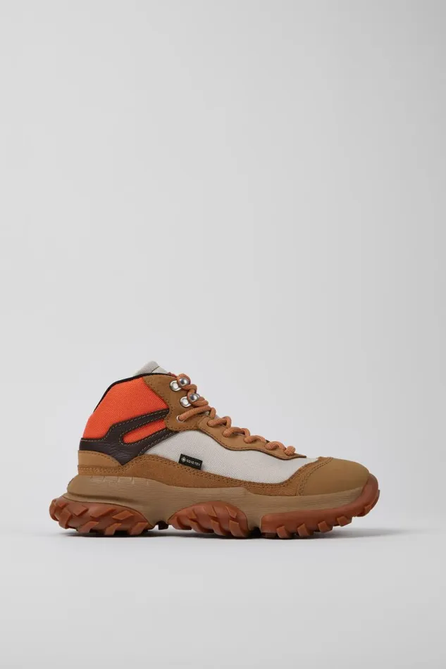 Women Camper Ankle Boots Karst Trek GORETEX Brown And Gray Ankle Boots Women Camper Ankle Boots Karst Trek GORETEX Brown And Gray Ankle Boots