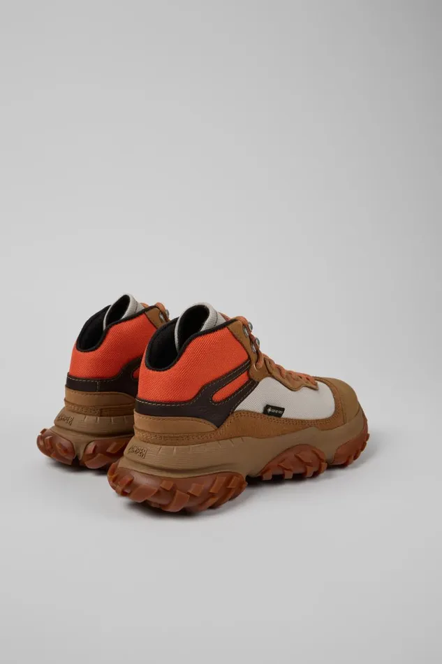 Women Camper Ankle Boots Karst Trek GORETEX Brown And Gray Ankle Boots Women Camper Ankle Boots Karst Trek GORETEX Brown And Gray Ankle Boots