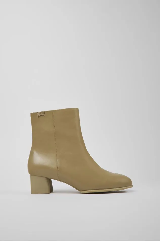 Women Camper Ankle Boots Katie Beige Leather Ankle Boots Women Camper Ankle Boots Katie Beige Leather Ankle Boots