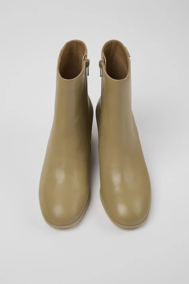 Women Camper Ankle Boots Katie Beige Leather Ankle Boots Women Camper Ankle Boots Katie Beige Leather Ankle Boots