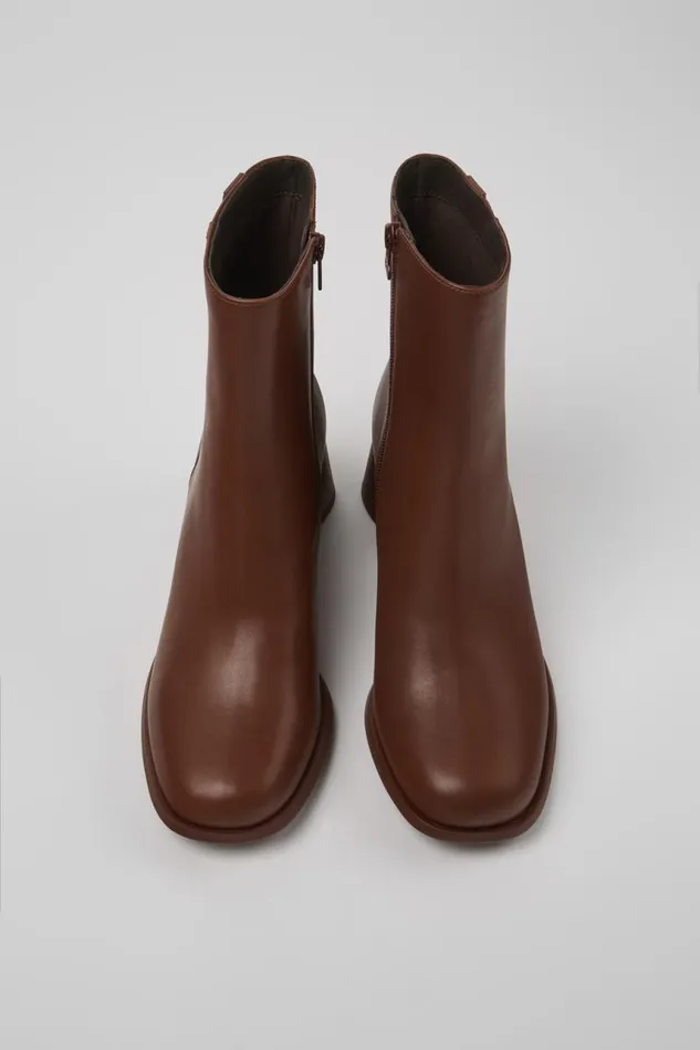 Women Camper Ankle Boots Kiara Red Leather Boots Women Camper Ankle Boots Kiara Red Leather Boots
