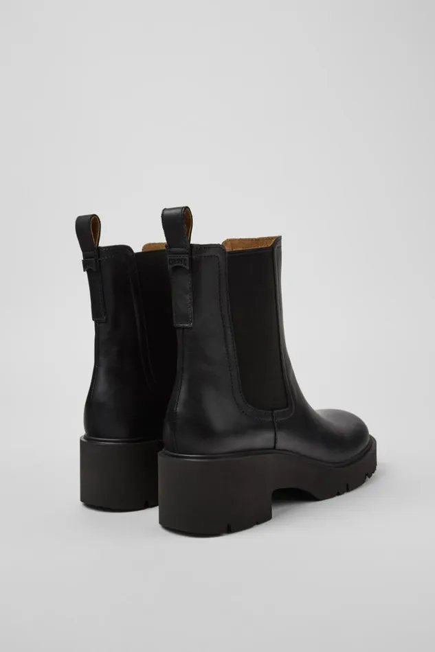 Women Camper Ankle Boots Milah Black Leather Ankle Boots Women Camper Ankle Boots Milah Black Leather Ankle Boots