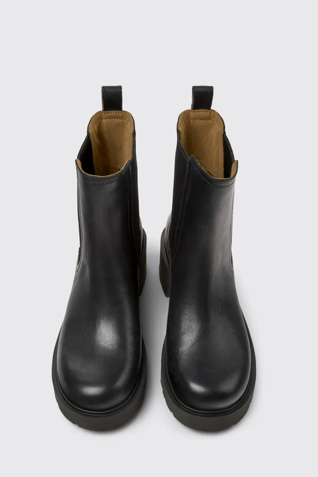 Women Camper Ankle Boots Milah Black Leather Ankle Boots Women Camper Ankle Boots Milah Black Leather Ankle Boots