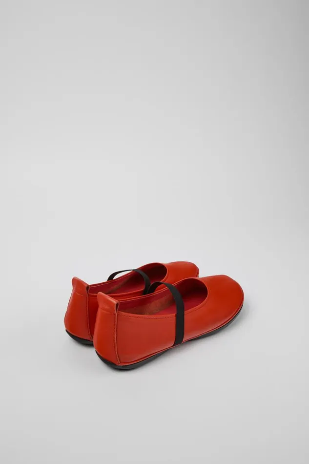 Women Camper Ballerinas Right Red Leather Mary Jane Women Camper Ballerinas Right Red Leather Mary Jane