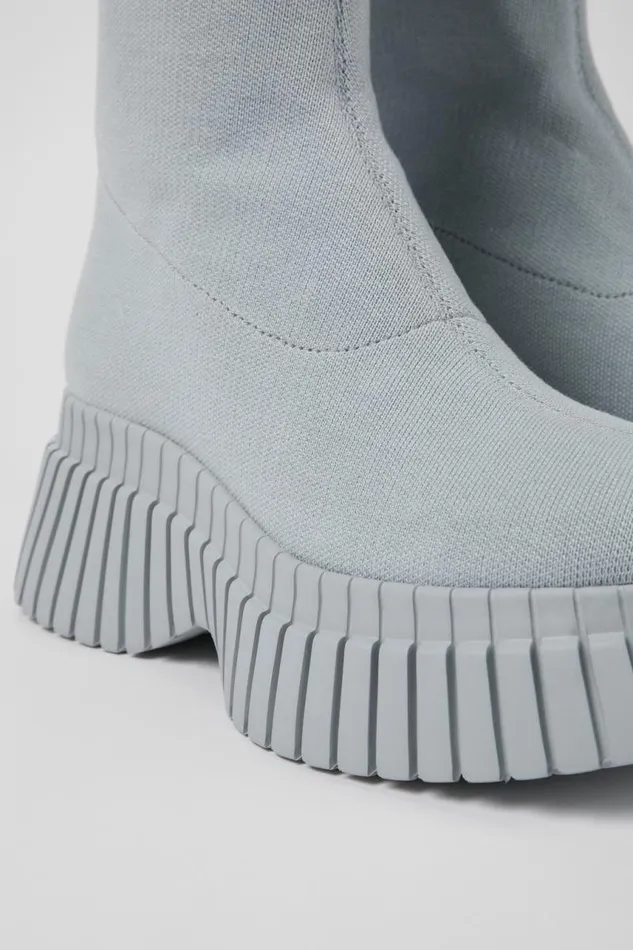 Women Camper Boots BCN Gray Textile Bootie