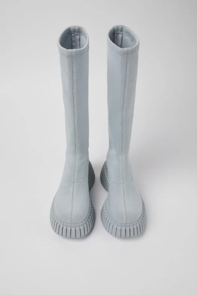 Women Camper Boots BCN Gray Textile Bootie Women Camper Boots BCN Gray Textile Bootie