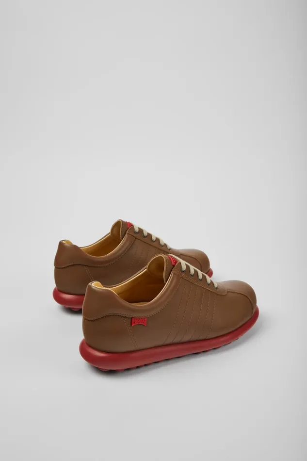 Women Camper Casual Shoes Pelotas Brown Leather Shoes Women Camper Casual Shoes Pelotas Brown Leather Shoes