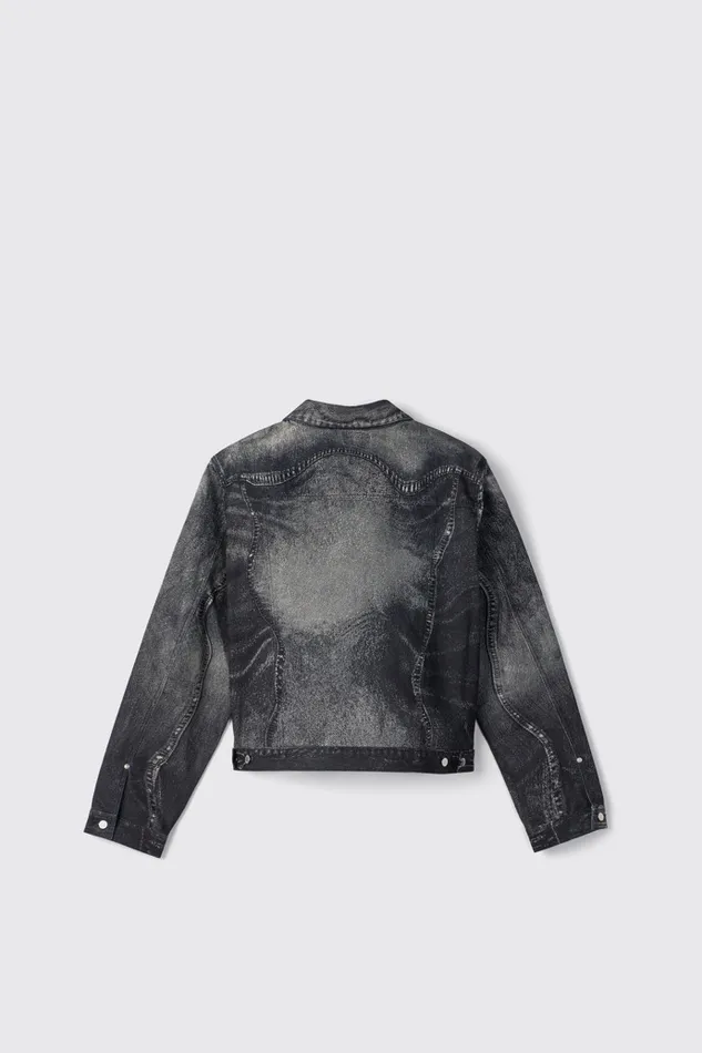 Women Camper Denim Denim Jacket BlackGray Denim Jacket Women Camper Denim Denim Jacket BlackGray Denim Jacket