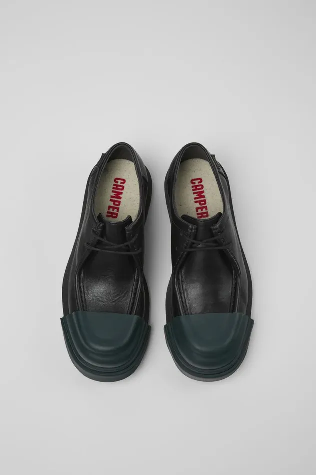 Women Camper Formal Shoes Junction Black Leather Shoes Women Camper Formal Shoes Junction Black Leather Shoes