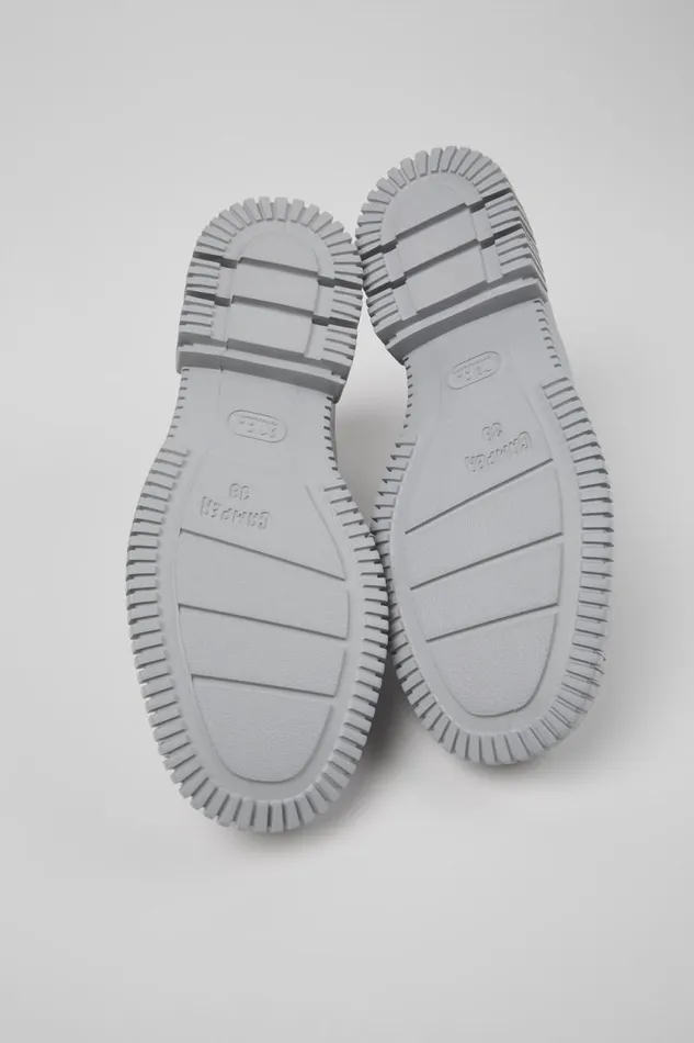 Women Camper Formal Shoes Pix Gray Leather Shoe Women Camper Formal Shoes Pix Gray Leather Shoe