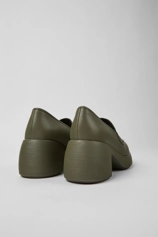Women Camper Formal Shoes Thelma Green Leather Shoes Women Camper Formal Shoes Thelma Green Leather Shoes