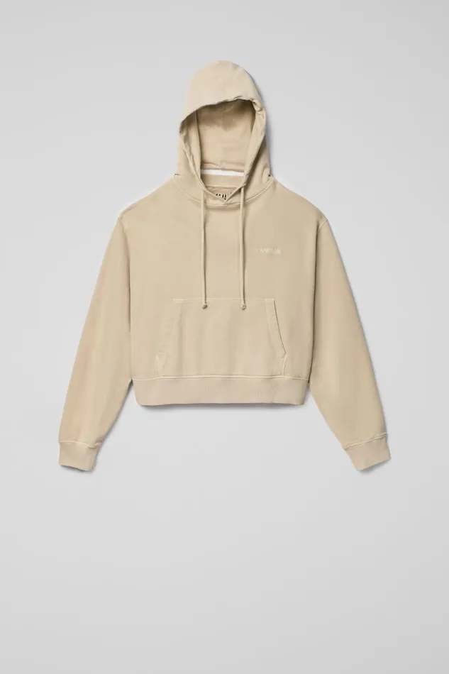 Women Camper Jersey Hoodie Beige Cotton Hoodie Women Camper Jersey Hoodie Beige Cotton Hoodie