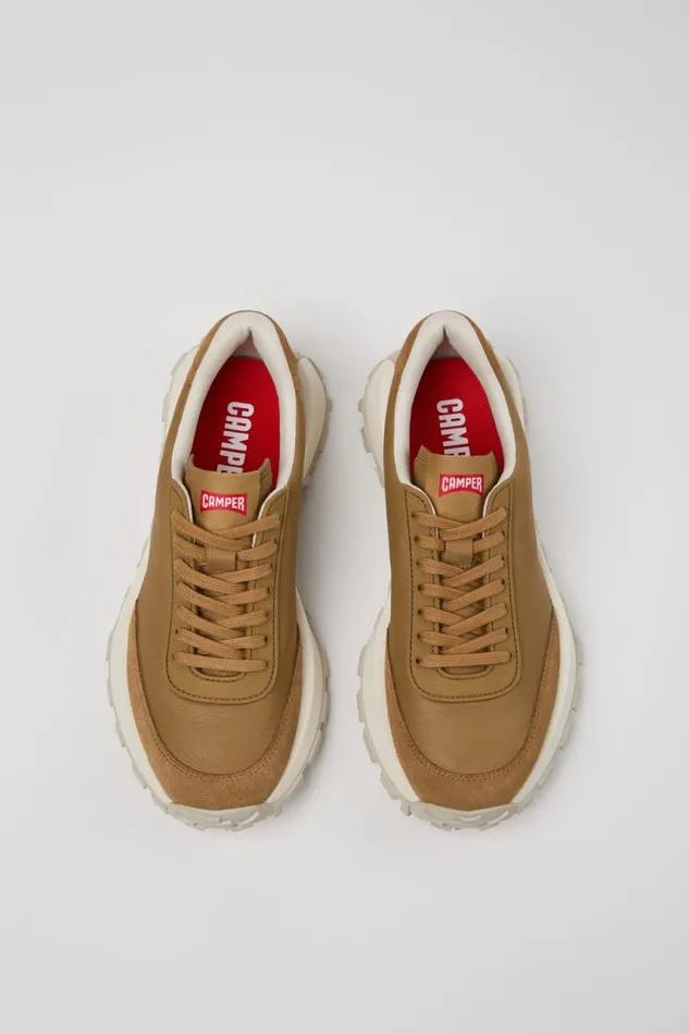 Women Camper Sneakers Drift Trail VIBRAM Brown Leather And Nubuck Sneakers Women Camper Sneakers Drift Trail VIBRAM Brown Leather And Nubuck Sneakers