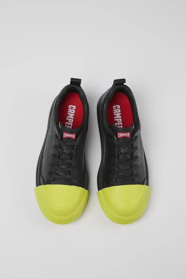 Women Camper Sneakers Junction Runner Black Leather Sneakers Women Camper Sneakers Junction Runner Black Leather Sneakers