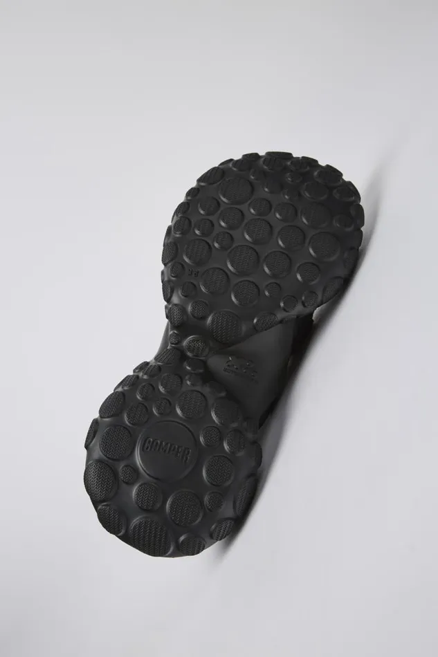 Women Camper Sneakers Pelotas Mars Black TextileLeather Sneaker
