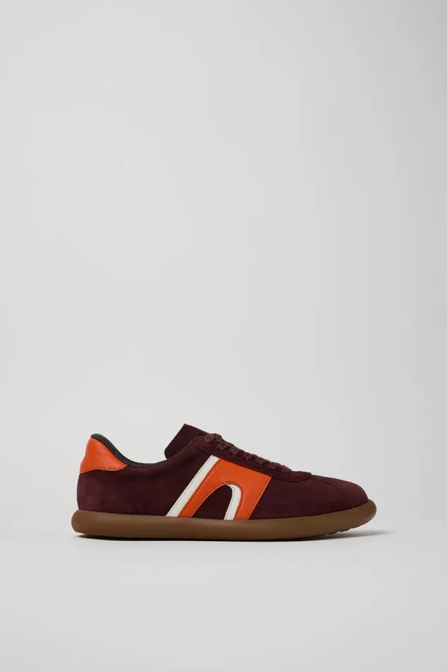 Women Camper Sneakers Pelotas Soller Burgundy NubuckLeather Sneaker Women Camper Sneakers Pelotas Soller Burgundy NubuckLeather Sneaker