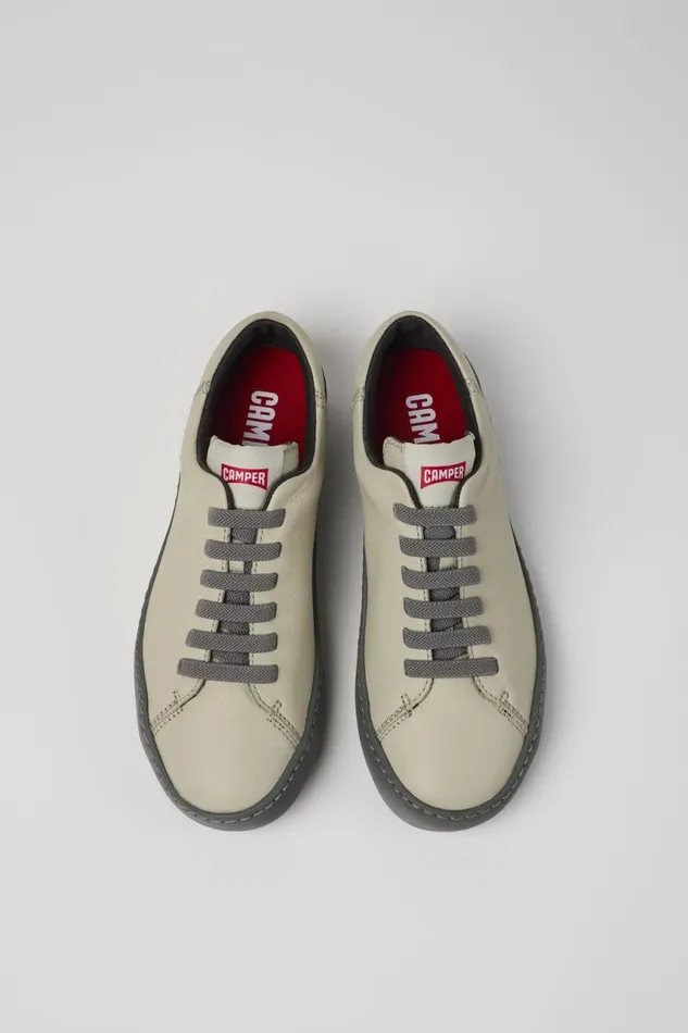 Women Camper Sneakers Peu Touring Gray Leather Sneakers Women Camper Sneakers Peu Touring Gray Leather Sneakers