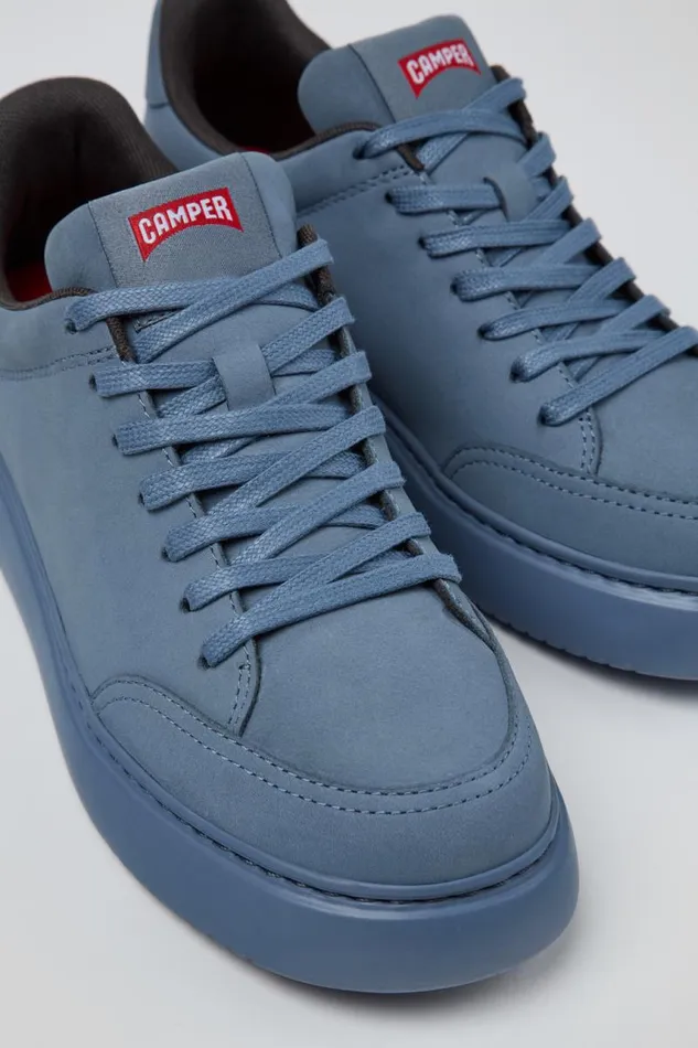 Women Camper Sneakers Runner K21 Blue Nubuck Sneakers