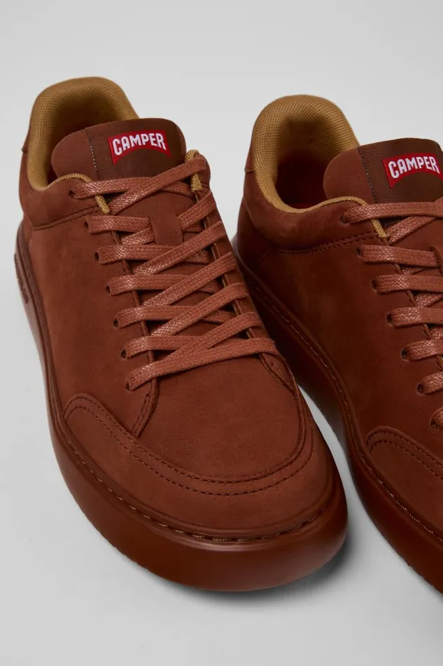 Women Camper Sneakers Runner K21 Red Nubuck Sneakers