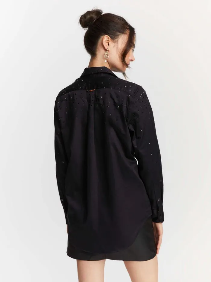Women CARRIE SHIRT Black Robert Graham Tops