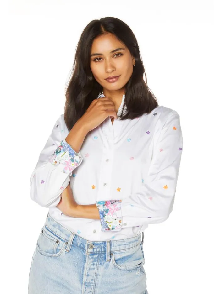 Women CARRIE TOP White Robert Graham Tops
