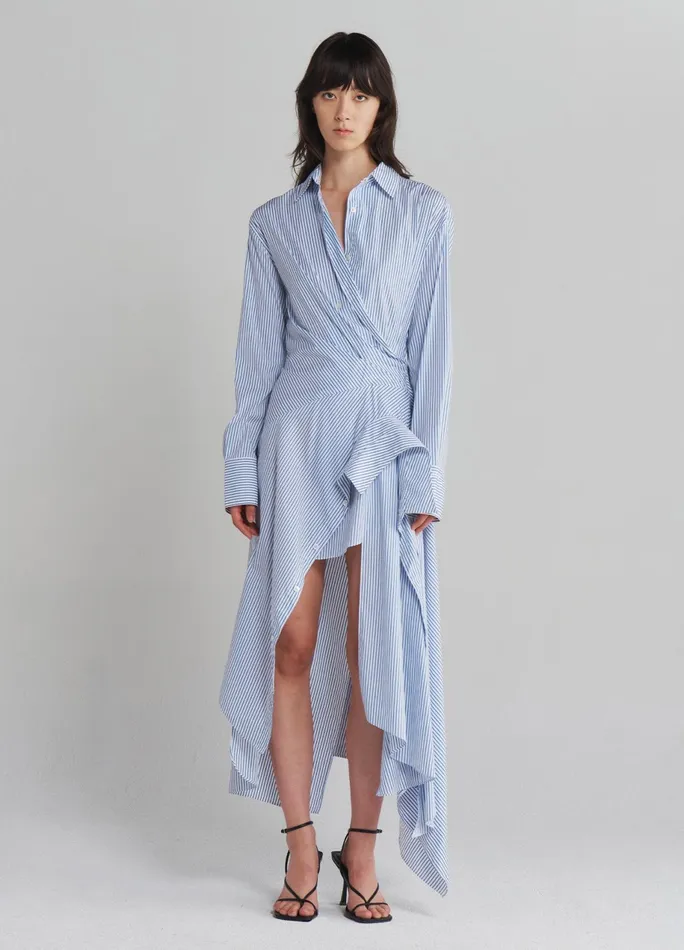 Women Cascade Shirt Dress MONSE Dresses