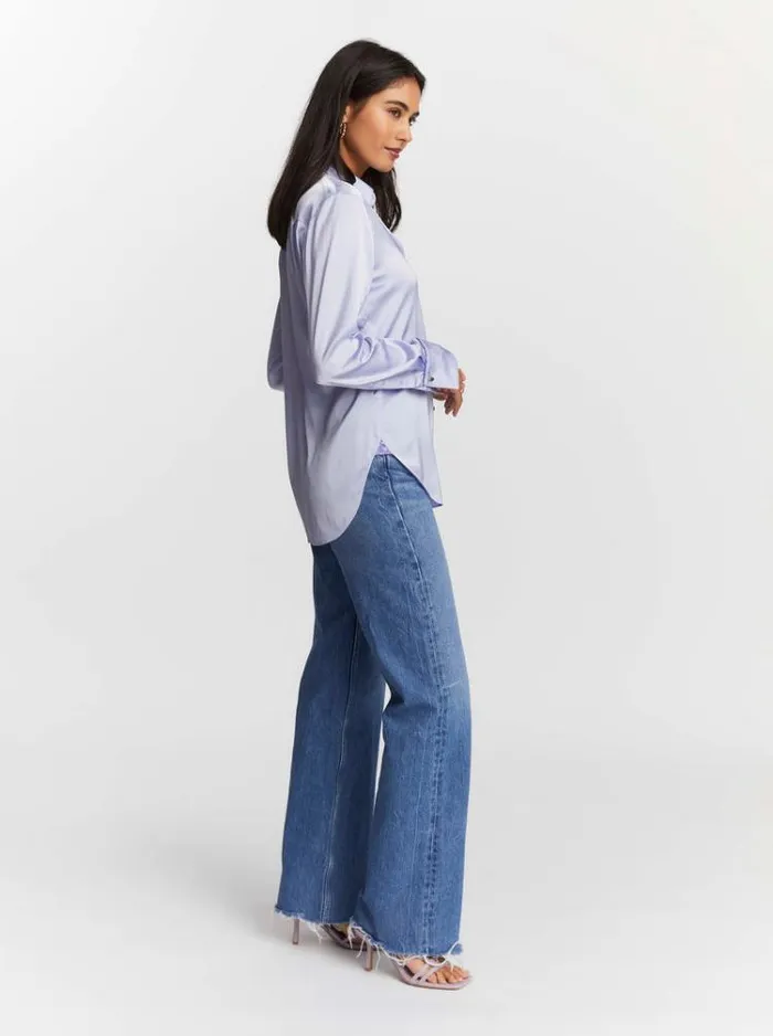 Women GABRIELA SHIRT Lavender Robert Graham Tops