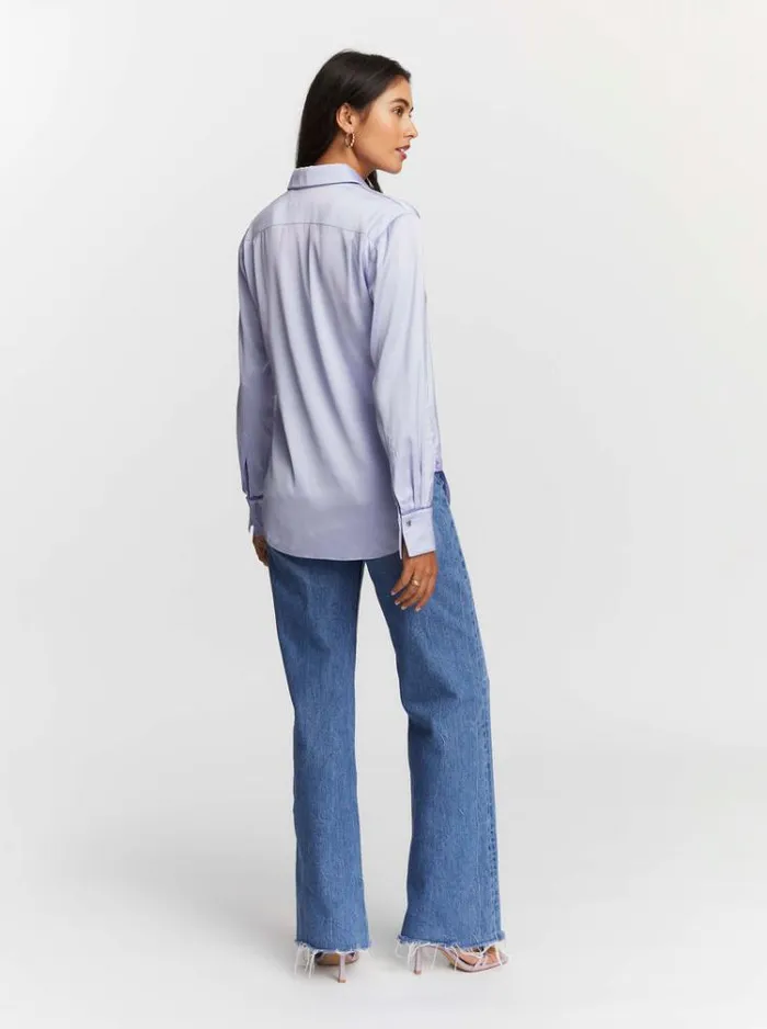 Women GABRIELA SHIRT Lavender Robert Graham Tops