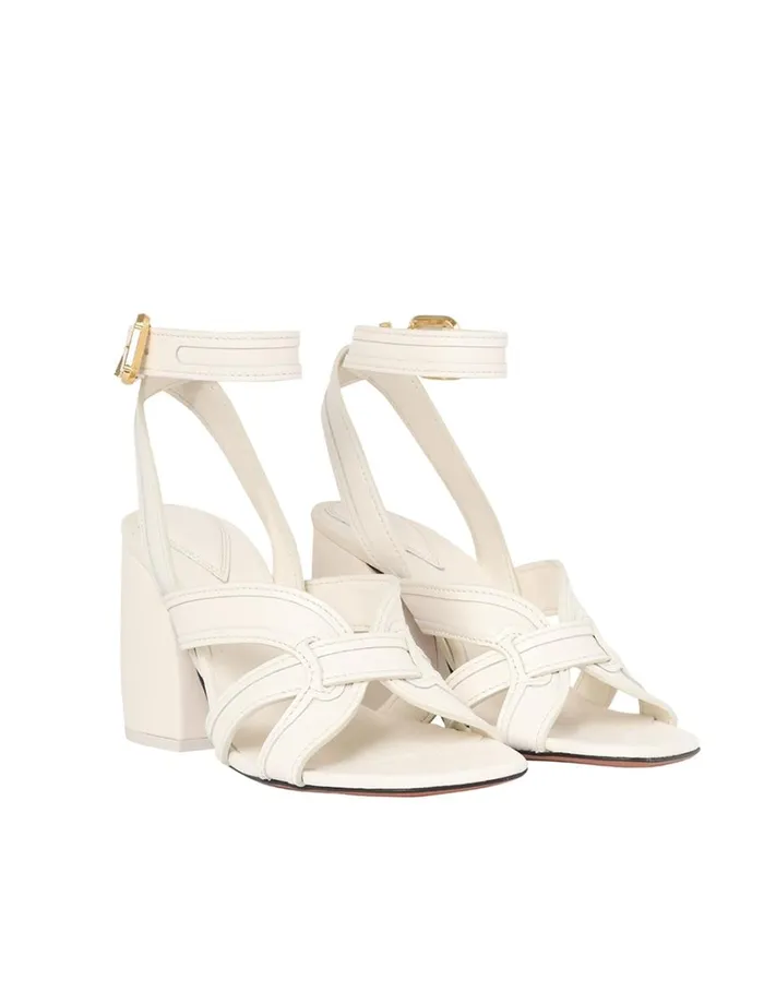 Women Heeled Sandals Zimmermann Zimmermann Prisma Sandal 85 Macadamia