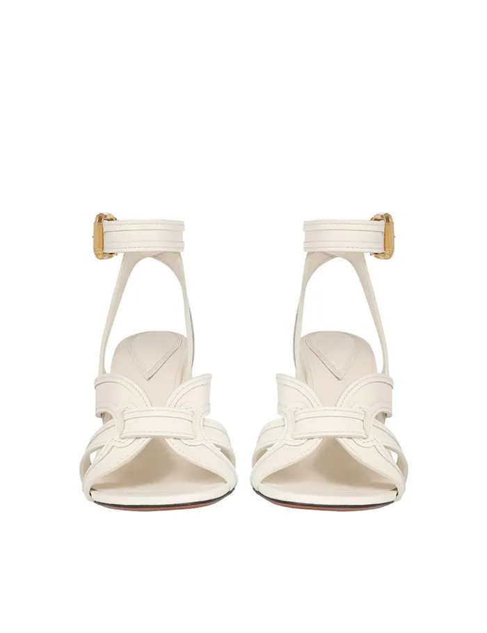 Women Heeled Sandals Zimmermann Zimmermann Prisma Sandal 85 Macadamia
