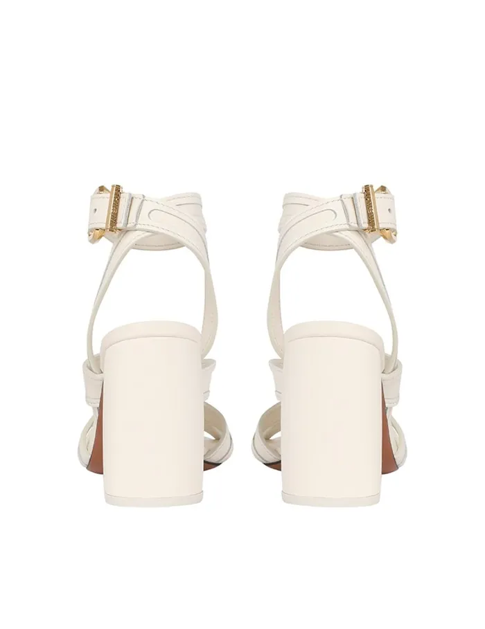 Women Heeled Sandals Zimmermann Zimmermann Prisma Sandal 85 Macadamia