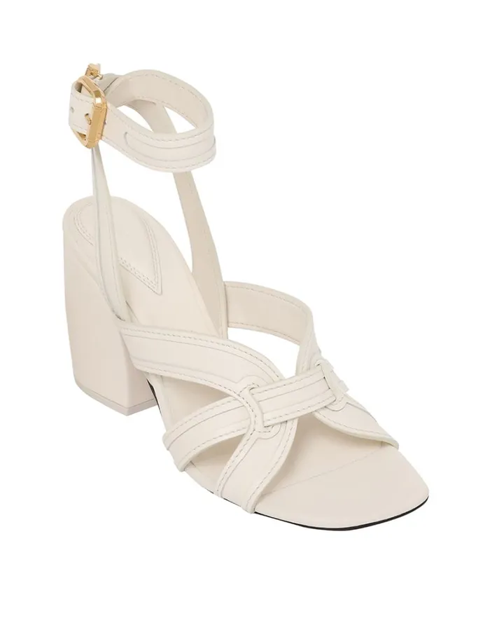 Women Heeled Sandals Zimmermann Zimmermann Prisma Sandal 85 Macadamia