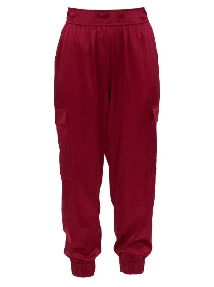 Women IRYNA PANT Burgundy Robert Graham Bottoms