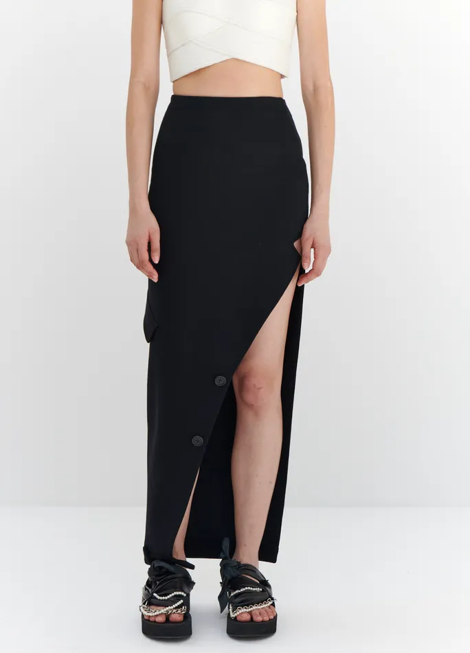 Women Jacket Detail Slit Skirt MONSE Bottoms