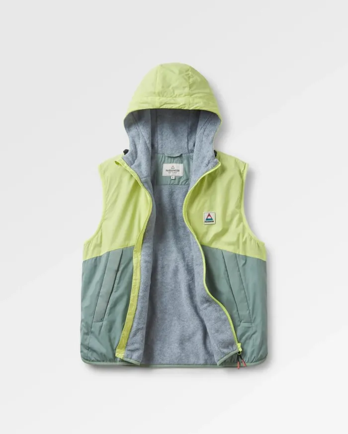 Women Jackets Passenger Moonlight Recycled Insulated Vest Pistachio Pistachio