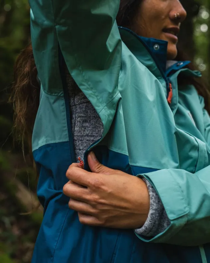 Women Jackets Passenger Scene Water Resistant Recycled Jacket Shallow Water Corsair Blue Shallow Water Corsair Blue