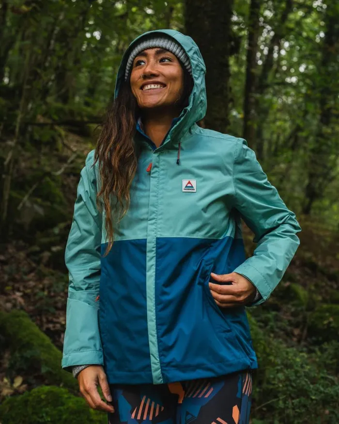 Women Jackets Passenger Scene Water Resistant Recycled Jacket Shallow Water Corsair Blue Shallow Water Corsair Blue