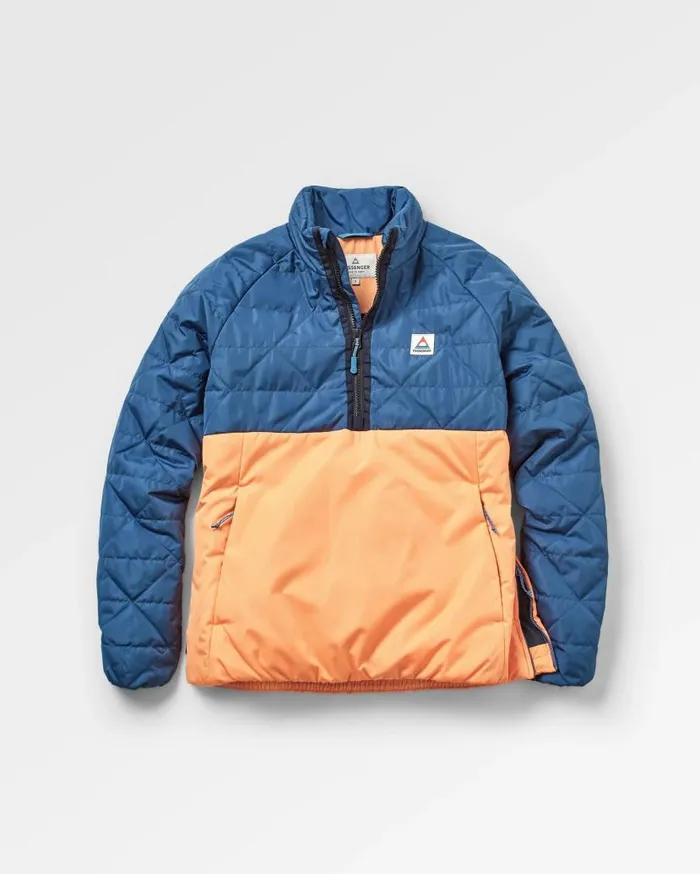 Women Jackets Passenger Trace Recycled Thermore Insulated Jacket Dark Denim Apricot Dark Denim Apricot